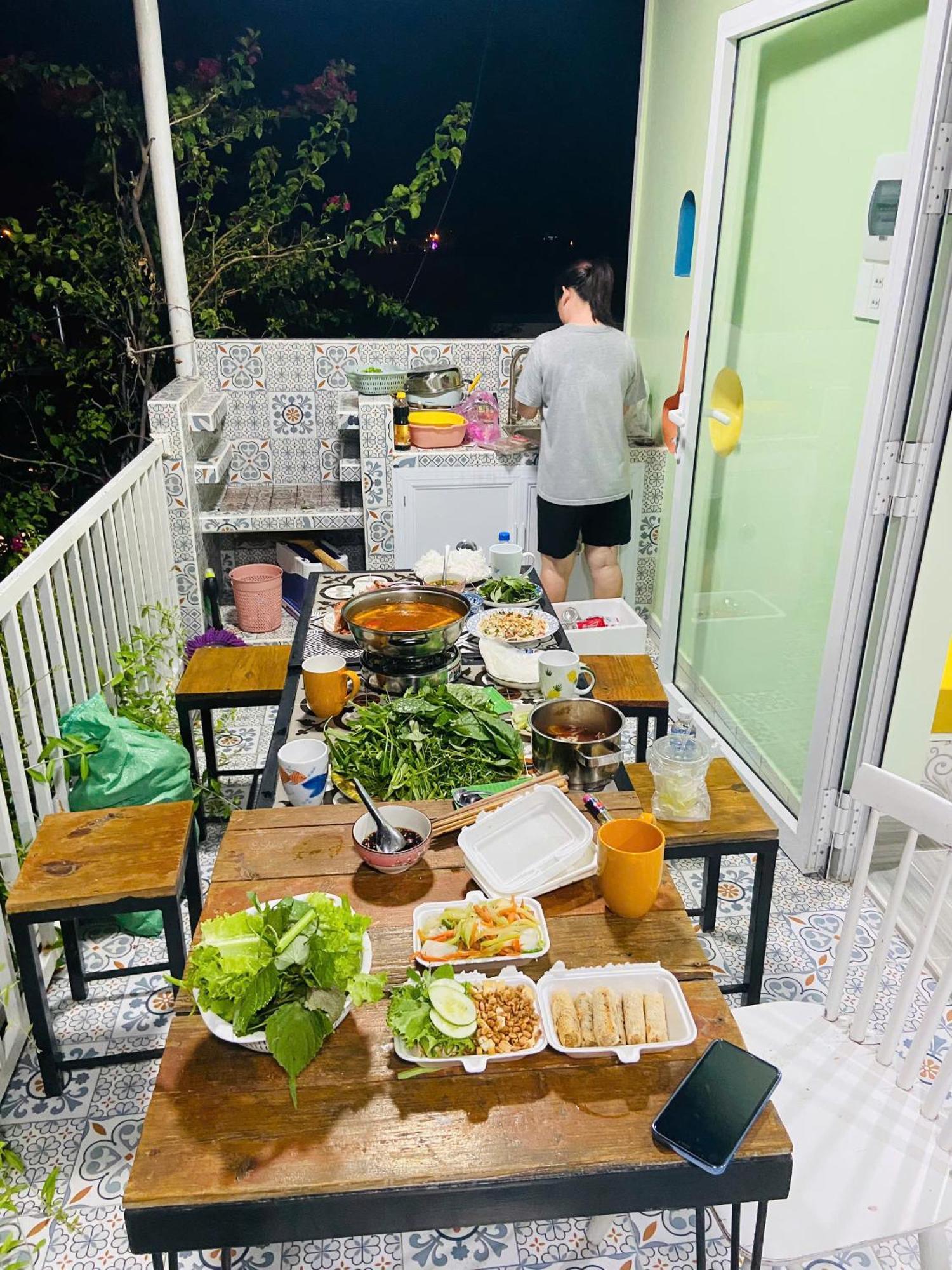 Gio Homestay And Coffee Ap Khanh Phuoc Eksteriør billede